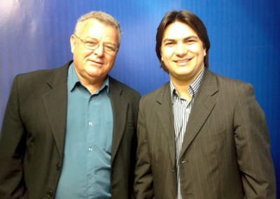 IMAGEM ILUSTRATIVA: Geraldo Barros ao lado do ex-vice-prefeiro Francisco Martins